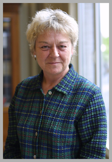 Frie Leysen at her office in Brussels. Photo: Daniel Mufson.