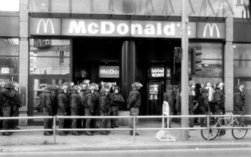 WellGuardeMcDonaldsB A Well-Guarded McDonald's. Photo: Daniel Mufson.
